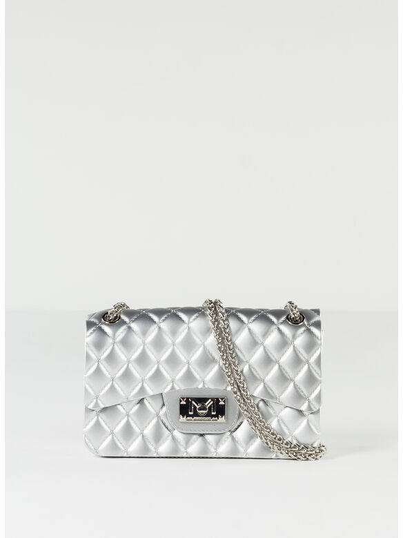BORSA FLAT FALCON, SILVER / SILVER, medium
