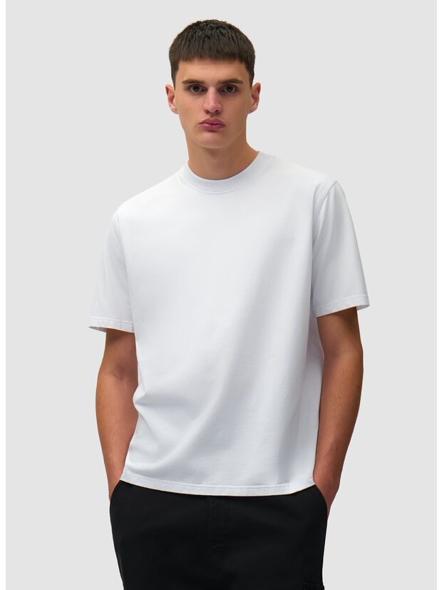 T-SHIRT BIG LOGO, 100 WHITE, large