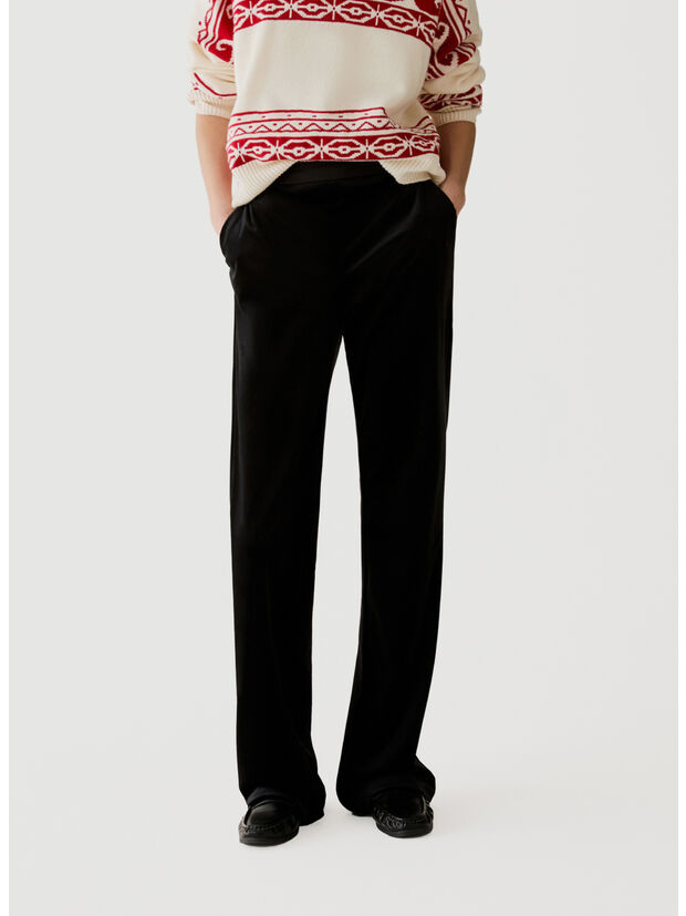 PANTALONE PAPRICA, 005 NERO PIENO, large