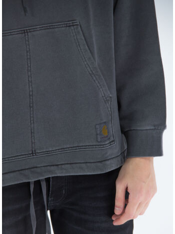 FELPA HOODED ARLING, 89GD BLACK GARMENET DYED, small