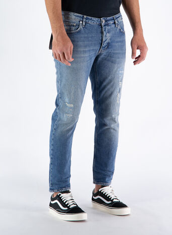 JEANS CLEVELAND CROP COMFORT, INDIGO2, small