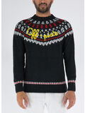 MAGLIONE HERON NORDIC SOFT, 01586C BLACK, thumb