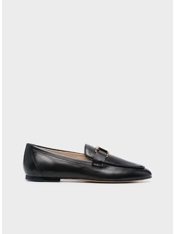 MOCASSINO T TIMELESS IN PELLE, B999 NERO, small