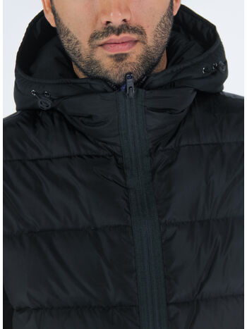 GIUBBOTTO CON CAPPUCCIO, B999 NERO, small