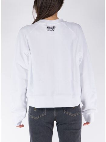 FELPA GIROCOLLO CON LOGO, A0001, small