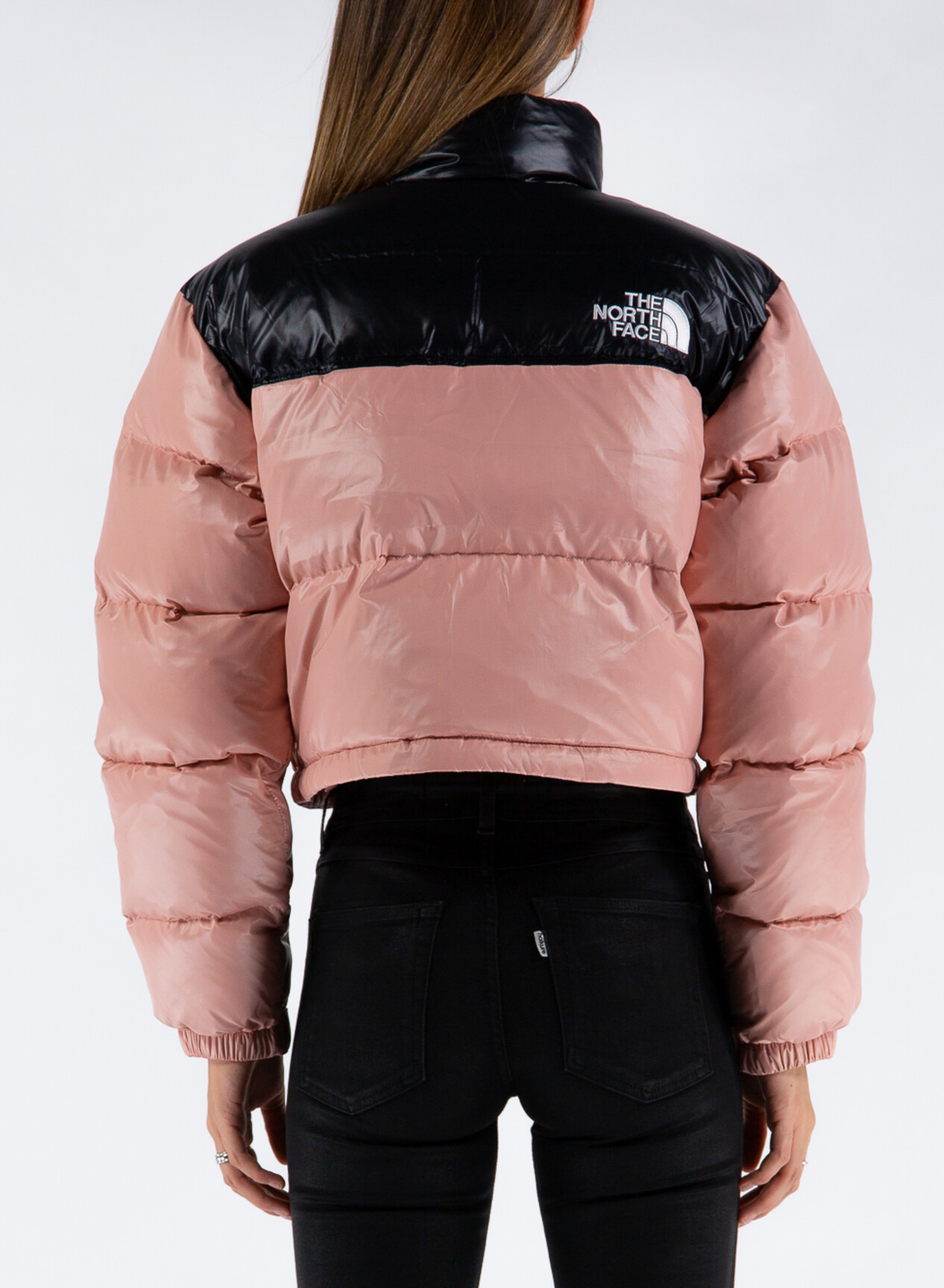 Giacca Donna Giubbino North Face Rosa Giubbotto Invernale North