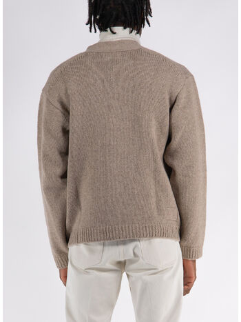 CARDIGAN LANGDALE, OATMEAL, small