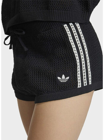 SHORT A MAGLIA ALL'UNCINETTO, , small