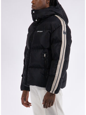 PIUMINO HOODED TRACK, 1001 BLACK WHITE, small