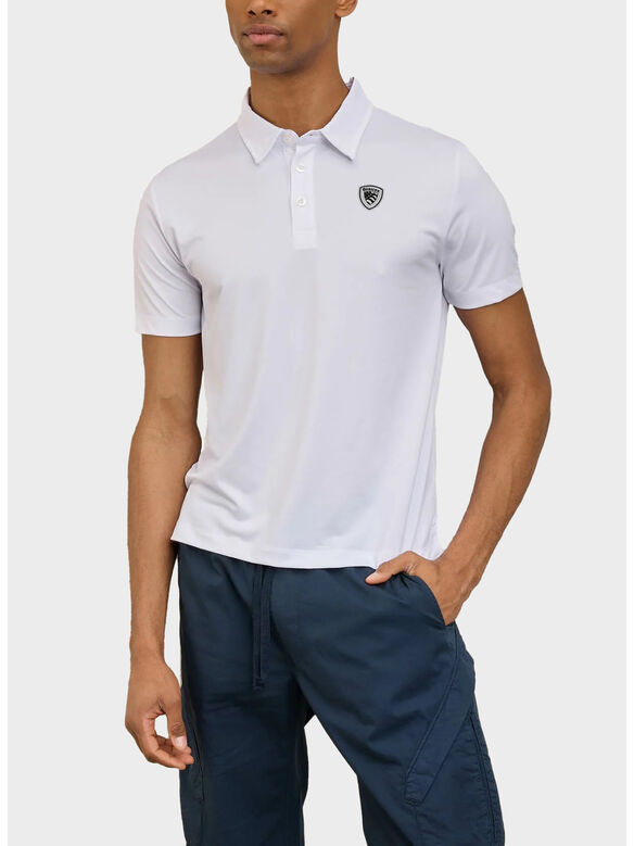 POLO TRASPIRANTE KEMP, 100 BIANCO OTTICO, medium