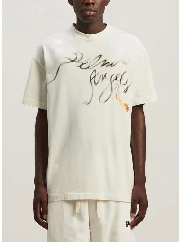 T-SHIRT FOGGY, 0310 OFF WHITE BLACK, medium