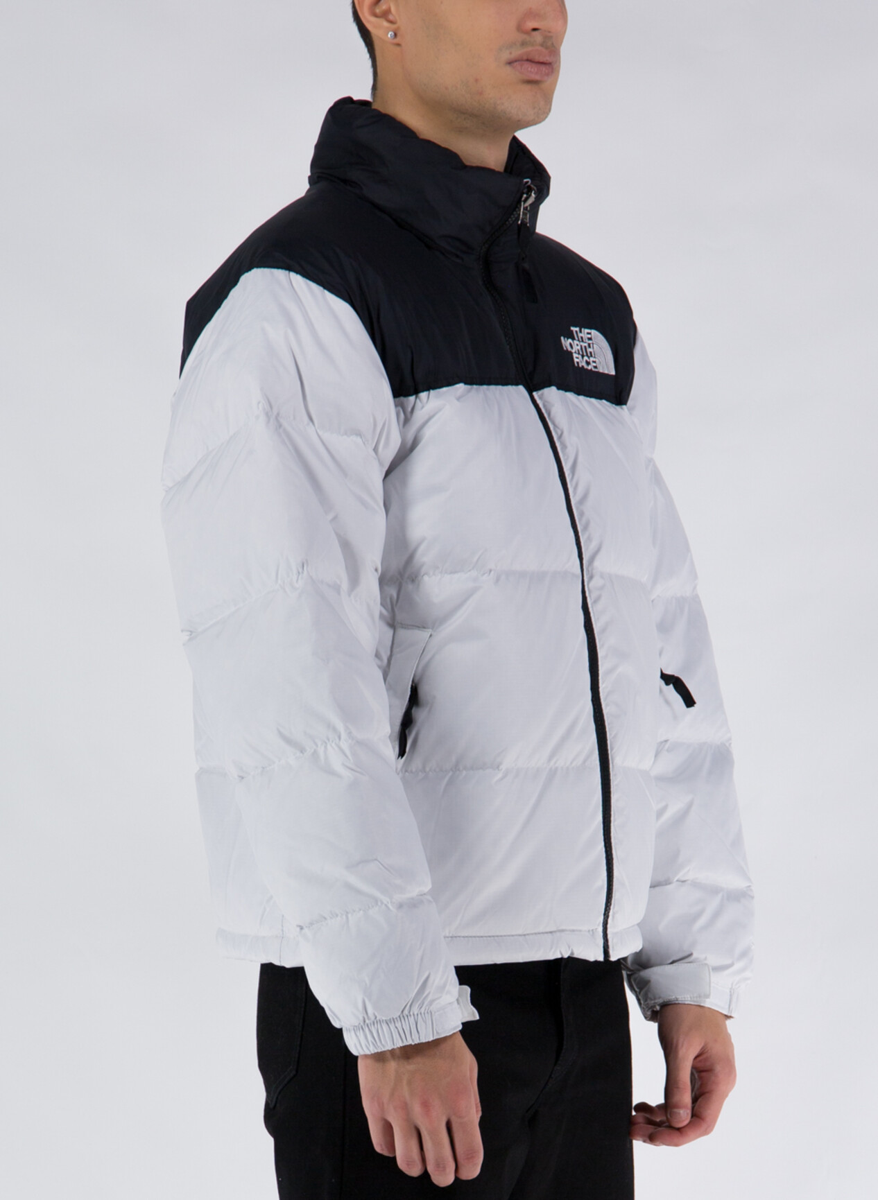 North face nuptse bianco deals