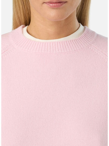 MAGLIONE DELPHINE WOOL, 00006M 21 PINK, small