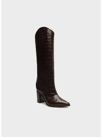 STIVALE CON TACCO, BROWN, small