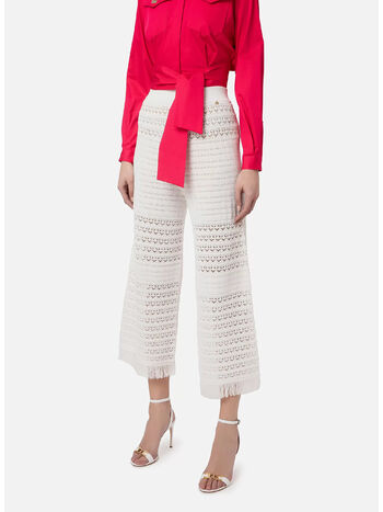 PANTALONE TRICOT, 360 AVORIO, small