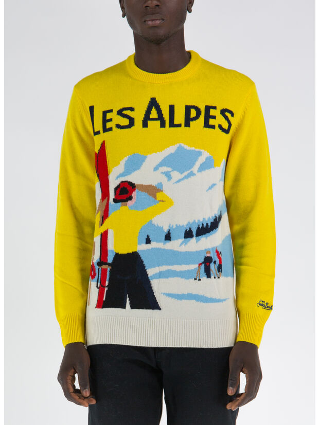 MAGLIONE HERON LES ALPES, 91 YELLOW, large