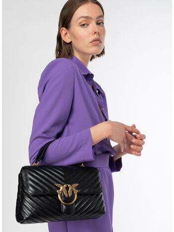 BORSA LOVE LADY PUFF CLASSIC, NERO, small