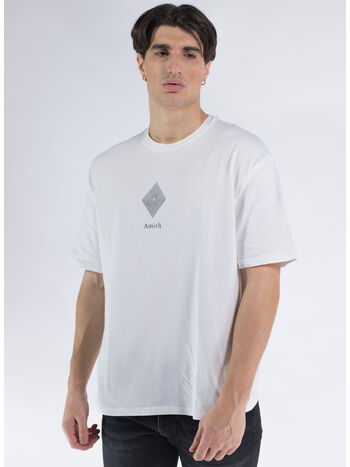 T-SHIRT AMISH LOGO, 194 ECRU, small