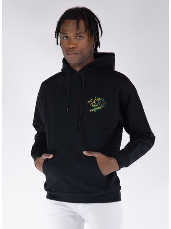 FELPA HOODIE SLOGAN ESQUISSE, BL BLACK, small