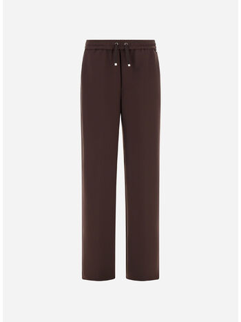 PANTALONE IN TESSUTO, 8800 MARRONE SCURO, small