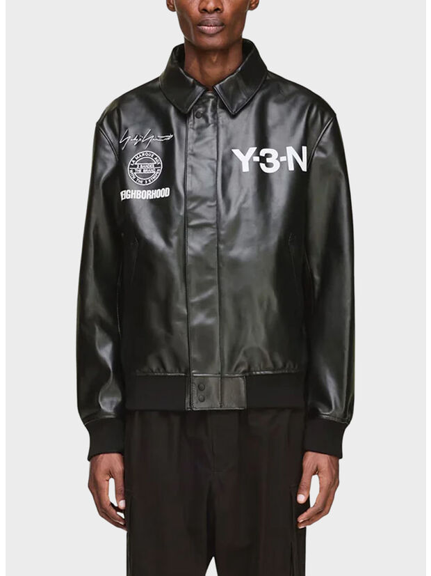 GIACCA NBHD IN PELLE, BLACK, large