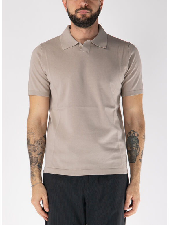 POLO SKIPPER SENZA BOTTONI, 182 CREMA, medium