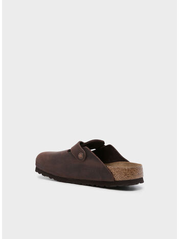 CIABATTA BOSTON OILED LEATHER UNISEX, HABANA, small