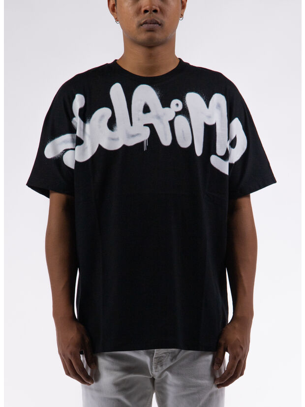 T-SHIRT CON LOGO, NERO, large