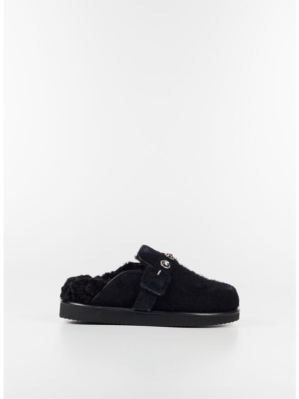 SCARPA ORSON CRYSTAL MULE, BLACK/COMB, medium