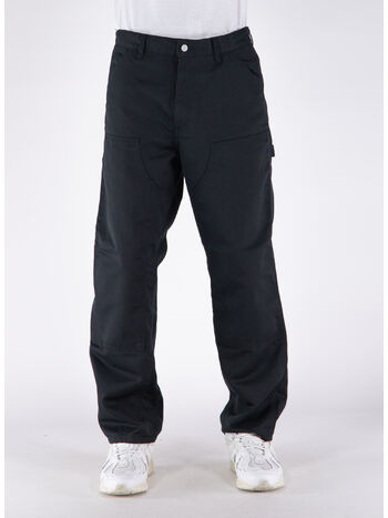 PANTALONE DOUBLE KNEE, 8902 BLACK RINSED, small