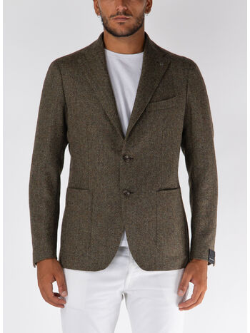 GIACCA MONOPETTO CON COLLO REVER, V1178, small