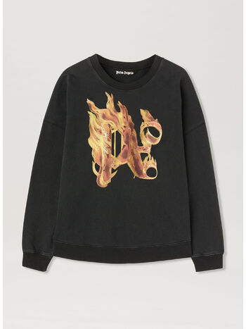 FELPA BURNING MONOGRAM, 1076 BLACK GOLD, small