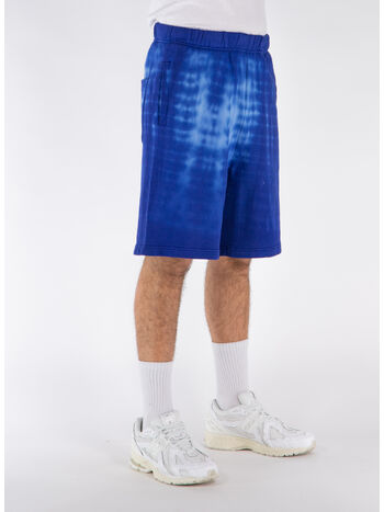 SHORTS OVERSIZE AOP SOUNDWAVES, 4501 BLUE WHITE, small