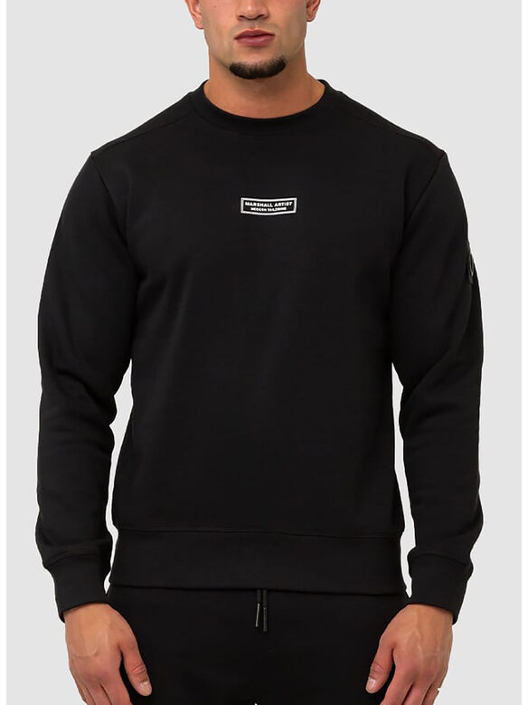 FELPA GIROCOLLO SIREN, 001 BLACK, medium