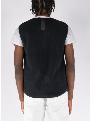 GILET FLEECE, 01 BLACK, small