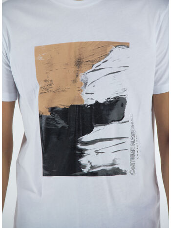 T-SHIRT CON STAMPA, BIANCO, small