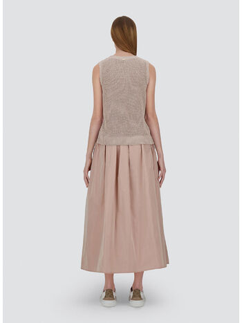 CANOTTA IN MAGLIA GLITTER, 4002 ROSA, small