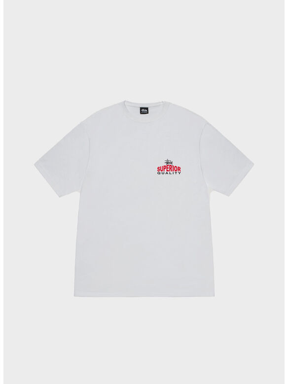 T-SHIRT SUPERIOR QUALITY, 1201 WHITE, medium
