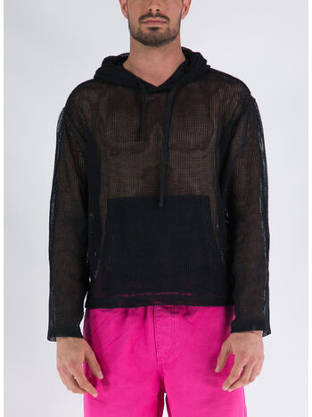 MAGLIONE A RETE, BLAC BLACK, small