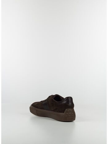 SCARPA IN PELLE SCAMOSCIATA, PL3X MARRONE AFRICA/CAFFE, small