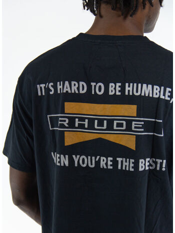 T-SHIRT HARD TO BE HUMBLE, 0610 VTG BLACK, small