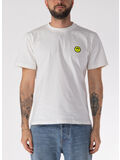 T-SHIRT JERSEY LOGO PATCH UNISEX, 002 OFF WHITE, thumb