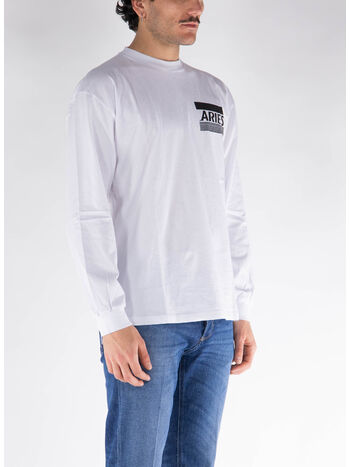 MAGLIA GIROCOLLO ML CREDIT CARD, WHT WHITE, small