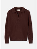 POLO EZE WOOL, 00040M 18 BROWN, thumb