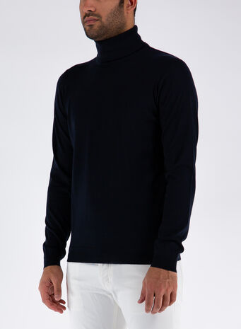 MAGLIONE DOLCEVITA, BLU, small