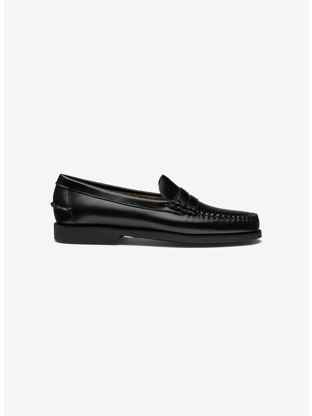 MOCASSINO DAN PO IN PELLE, 902 BLACK, large