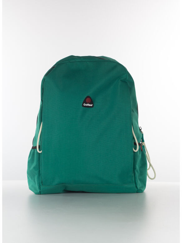 ZAINO CON PATCH LOGO UNISEX, 080 VERDE/GREEN, medium