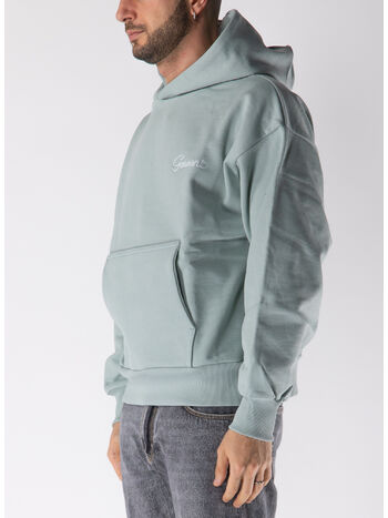 FELPA HOODIE CLASSIC EMBROIDERY LOGO BOXY, SGR SPORTS GREY, small