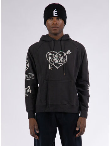 FELPA RACING GRAFFITI, DK BROWN, small