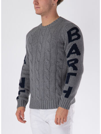 MAGLIONE GIROCOLLO TRECCIATO ST. BARTH, 00443G, small